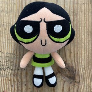 VTG Powerpuff Girls Buttercup Plush Cartoon Network 1999 Trendmasters 7"